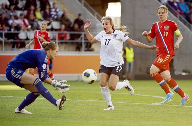 Linköping 2013 07 15 UEFA Womens Euro 2013 England(GBR) vs Russia(RUS) Toni Duggan (GBR) KP0300 