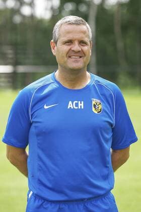 assistant trainer Albert Capellas of Vitesse during the team presentation of Vitesse Arnhem on July 16, 2013 at Arnhem, Then Netherlands. Photocall Vitesse Dutch Eredivisie 2013 2014 xVIxxIVx 1668659