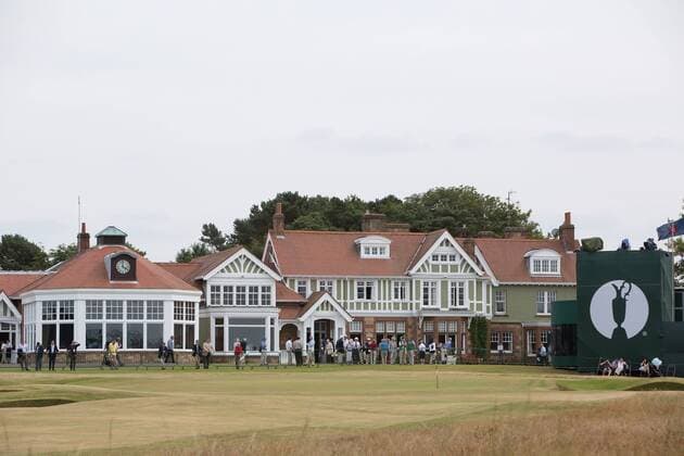 Golf - 2013 Open Championship at Muirfield - Wednesday Practise A general view of the club house 