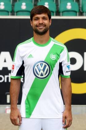 Diego Portrait Porträt Porträt Einzelbild Brustsponsor, Trikotsponsor, Sponsor Wirtschaft VW Volkswagen VfL Wolfsburg Bundesliga 18.07.2013 Fußball Fussball Volkswagen Arena Wolfsburg Herren DFL Saison 2013 2014