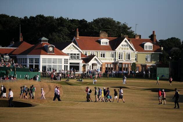 General view of club house, JULY 19, 2013 - Golf : A general view of club house during the second round of the 142nd British Open Championship at Muirfield in Gullane, East Lothian, Scotland. NOxTHIRDxPARTYxSALES.  (waha015613)