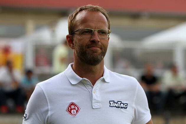 17.07.2013, xfsx, Fussball Regionalliga Bayern, Würzburger Kickers - FC Bayern München U23, v.l. Trainer Dieter Wirsching (FC Würzburger Kickers), Portrait.