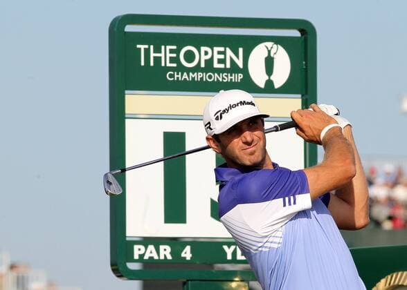 20.07.13 Muirfield, East Lothian, Scotland. American Dustin Johnson in action during the third round of The Open Golf Championship from Muirfield. The 2013 Open Championship will be the 142nd Open Championship held 18-21 July at Muirfield Golf Links in Gullane, East Lothian, Scotland. xIanxBinesx  ActionPlus11430738
