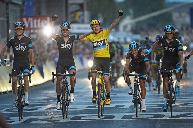 Christopher Froome (Great Britain Team Sky) RADSPORT : Tour de France 2013 - 21. Etappe -Versailles Paris Champs Elysees - 21 07 2013 PhotoNews Panoramic 