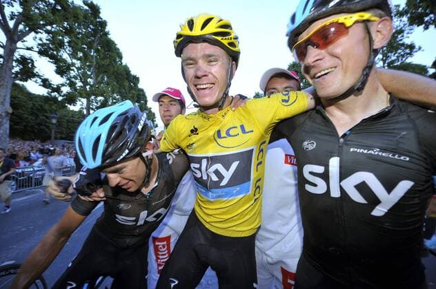 Christopher Froome (Great Britain Team Sky) RADSPORT : Tour de France 2013 - 21. Etappe -Versailles Paris Champs Elysees - 21 07 2013 PhotoNews Panoramic 