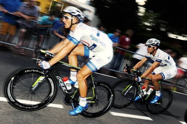 Marcel Kittel bei einem Kirmesrennen in Boxmeer, Holland am 22.07.2013, einen Tag nach Ende der Tour de France.