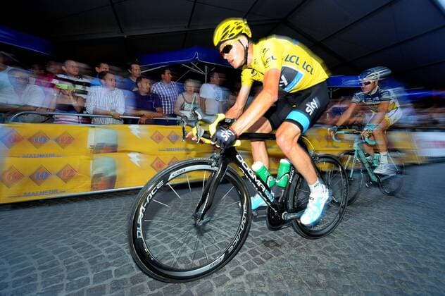 Christopher Froome (GBR) - Sky CYCLING : Criterium apres le Tour de France - Aalst - 22 07 2013 PhotoNews Panoramic 