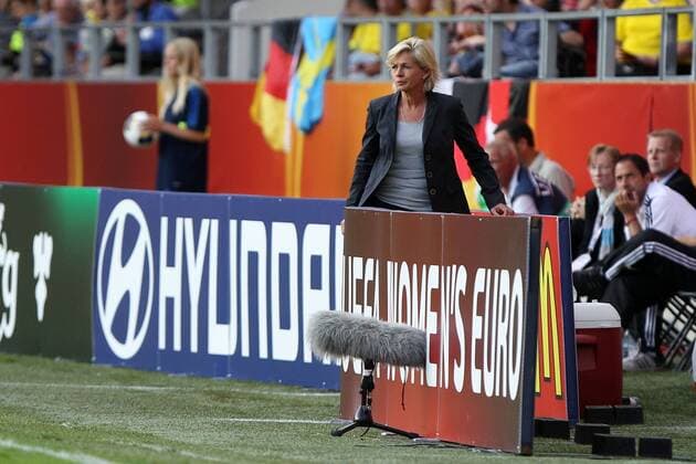 24.07.2013, xfsx, Frauen Europameisterschaft 2013, Halbfinale, Deutschland - Schweden, v.l. Trainerin Silvia Neid (Deutschland), Freisteller.