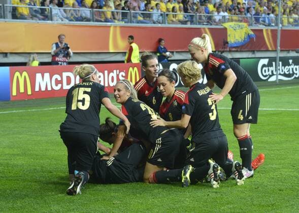 Sweden Göteborg 2013 07 24 Fotball UEFA Womens Euro 2013 semifinal 1 Sweden vs Germany 0-1 ( SWE ) ( GER ) 1-0 to Germany Dzsenifer Marozsan KP031002 