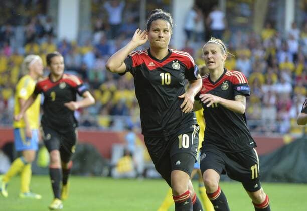 Sweden Göteborg 2013 07 24 Fotball UEFA Womens Euro 2013 semifinal 1 Sweden vs Germany 0-1 ( SWE ) ( GER ) 1-0 to Germany Dzsenifer Marozsan KP031002 