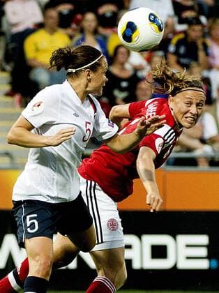 Norrköping 2013 07 25 - UEFA Womens Euro 2013 - Norway (NOR) vs Denmark (DEN) -- Mariann Gajhede Knudsen (DEN) KP0300 
