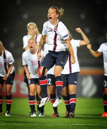 Norway vs Denmark - Trine Rönning Foto: OlexMariusxFjalsett 