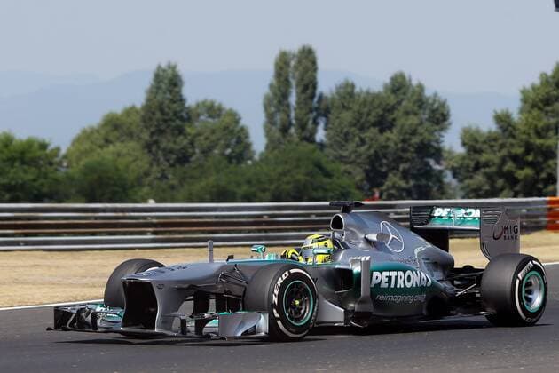 Motorsports: FIA Formula One World Championship 2013, Grand Prix of Hungary, 9 Nico Rosberg (GER, Mercedes AMG Petronas F1 Team), xHOCHxZWEIx