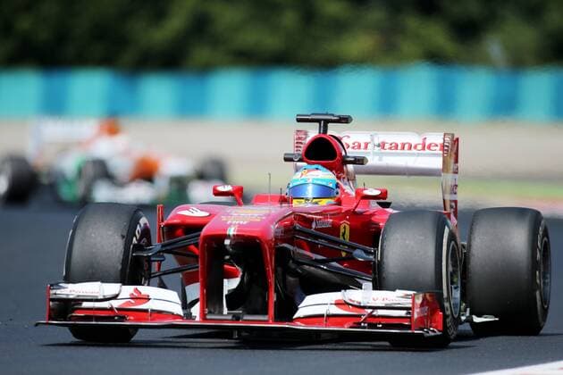 Motorsports: FIA Formula One World Championship 2013, Grand Prix of Hungary, 3 Fernando Alonso (ESP, Scuderia Ferrari), xHOCHxZWEIx