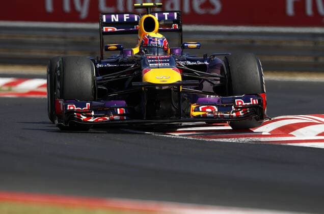 Motorsports: FIA Formula One World Championship 2013, Grand Prix of Hungary, 2 Mark Webber (AUS, Infiniti Red Bull Racing), xHOCHxZWEIx