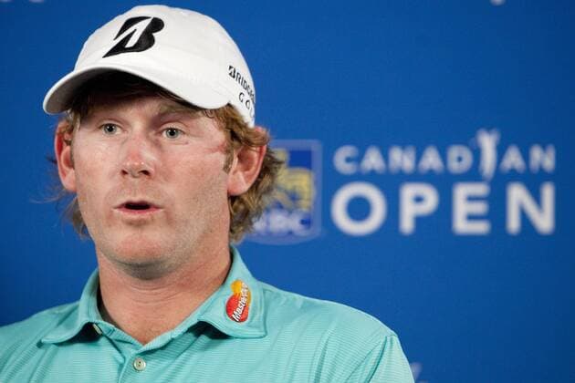 July 27, 2013 - Oakville, Ontario, CAN - Brandt Snedeker leads at 14 under, at the end of the third round of the RBC Canadian Open golf tournament. PGA Golf Herren Golf 2013: RBC Canadian Open - ZUMAs30