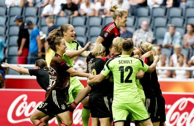 Sweden UEFA Womens Euro 2013 FINAL Germany (GER) vs Norway (NOR) Germany European champions 2013 Norway lost 1-0 KP0300 