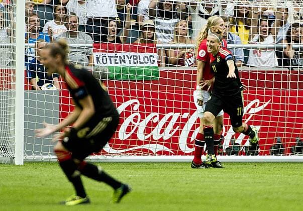 Sweden UEFA Womens Euro 2013 FINAL Germany (GER) vs Norway (NOR) Germany European champions 2013 Anja Mittag (GER) 1-0 KP0300 