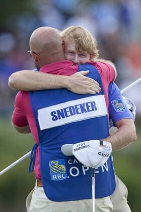 - Oakville, Ontario, CAN - Caddie Scott Vail(L) & Brandt Snedeker win the RBC Canadian Open golf tournament at Glen Abbey Golf Club. PGA Golf Herren Golf 2013: RBC Canadian Open - ZUMAs30