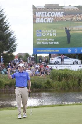 - Oakville, Ontario, CAN - Brandt Snedeker wins the RBC Canadian Open golf tournament at Glen Abbey Golf Club. PGA Golf Herren Golf 2013: RBC Canadian Open - ZUMAs30