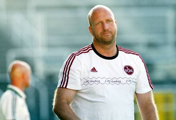 Trainer Roger Prinzen (1. FC Nürnberg II) Fussball Regionalliga Bayern Grünwalderstadion 30.07.2013 FC Bayern II - 1. FC Nürnberg II