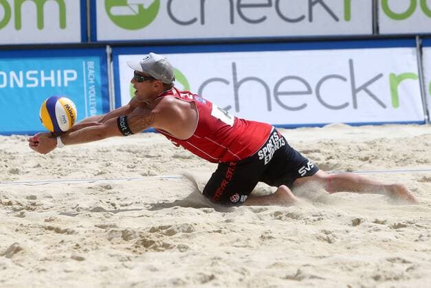 Beachvolleyball. Beach Volleyball Grand Slam 2013. Alexander Horst,. Klagenfurt, 31.7.2013.