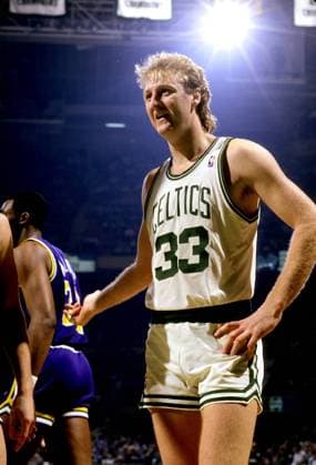 Boston, Massachusetts, U.S - Boston Celtics Larry Bird ca. 1987 NBA Basketball Herren USA 1987 - Larry Bird  - ZUMArry