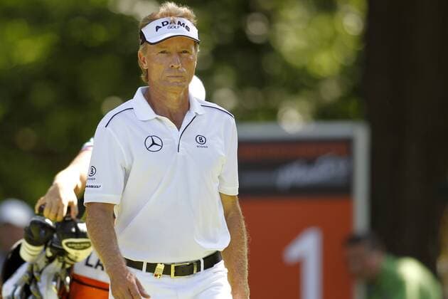 Köln, 02.08.2013, erster Tag, Berenberg Masters im Golf und Land Club Köln, Spieler Bernhard Langer GER Golfturnier