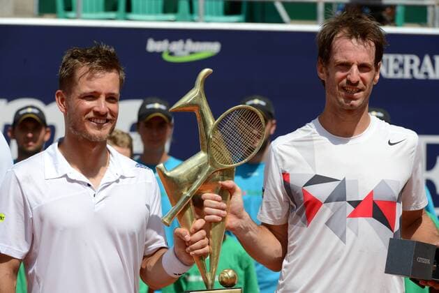 3.8.2013 Kitzbühel, bet-at-home Cup 2013, Tennis ATP Tennis Herren World Tour Finale im Doppel Siegerteam Team Martin Emmerich (GER) und Christopher Kas (GER)