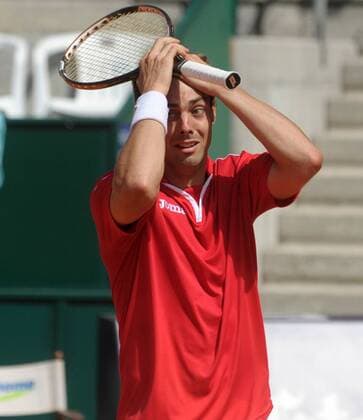 TENNIS - ATP, bet-at-home Cup 2013 KITZBÜHEL,AUSTRIA,03.AUG.13 - TENNIS - ATP Tennis Herren World Tour, bet-at-home Cup 2013, Finale. Bild zeigt den Jubel von Marcel Granollers (ESP). 