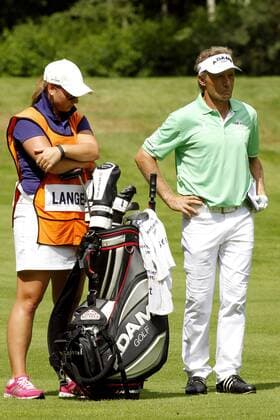 Köln, 03.08.2013, zweiter Tag, Berenberg Masters im Golf und Land Club Köln, Spieler Bernhard Langer GER Golfturnier