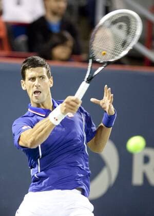 Aug. 06, 2013 - Montreal, Quebec, CAN - Novak Djokovic (SRB) during day 2 action. Tennis 2013 - Rogers Cup - Montreal - ZUMAs30