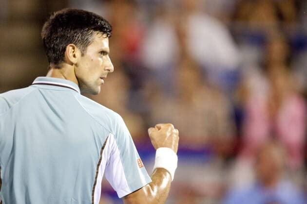 Aug. 08, 2013 - Montreal, Quebec, CAN - Novak Djokovic (SRB) during day 4 action. Tennis 2013 - Rogers Cup - AUG 08 - ZUMAs30