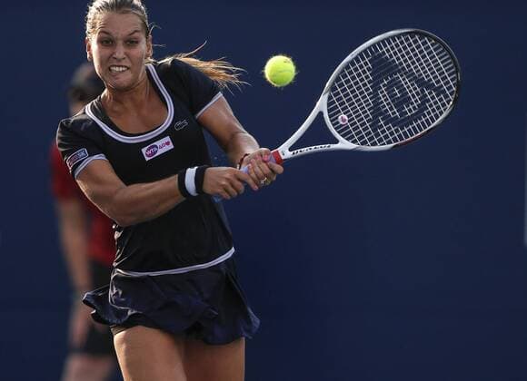 Toronto, Ontario, Canada - DOMINIKA CIBULKOVA of Slovakia in action on Day 6 at the Rogers Cup Women s tennis tournament in Toronto. Tennis 2013 - Rogers Cup - Day 6  - ZUMA Ro