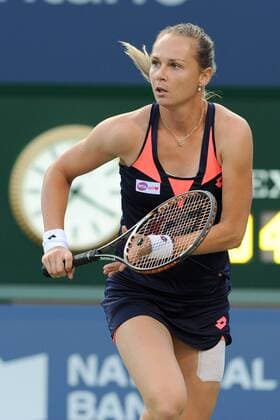 Aug. 9, 2013 - Toronto, Ontario, Canada - Toronto, Ontario, Canada, August 9, 2013. Magdalena Rybarikova (SVK) in action in quarter final action during the WTA Tennis Damen Rogers Cup at Rexall Centre in Toronto, Ontario, Canada on August 9th. Tennis 2013: WTA Tennis Damen Rogers Cup AUG 09 - ZUMAc04