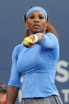 Aug. 9, 2013 - Toronto, Ontario, Canada - Toronto, Ontario, Canada, August 9, 2013. Serena Williams (USA) in action in quarter final action during the WTA Tennis Damen Rogers Cup at Rexall Centre in Toronto, Ontario, Canada on August 9th. Tennis 2013: WTA Tennis Damen Rogers Cup AUG 09 - ZUMAc04