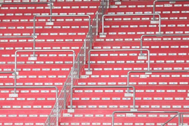 Fußball, Stadiongeschichte 1. FSV Mainz 05 NUMERIERTE PLAETZE IN DER COFACE ARENA TRAINING MAINZ 05 MAINZ