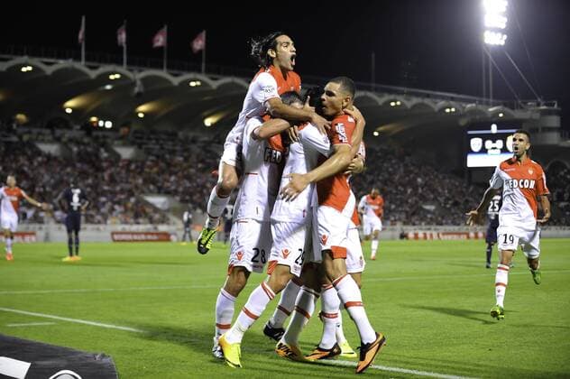 Emmanuel RIVIERE (monaco) FOOTBALL: Girondins de Bordeaux - AS Monaco - 10 08 2013 xThierryxBretonx 