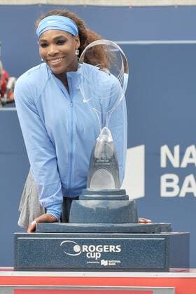Aug. 11, 2013 - Toronto, Ontario, Canada - Toronto, Ontario, Canada, August 11, 2013. Serena Williams (USA) after winning the finals of the WTA Tennis Damen Rogers Cup at Rexall Centre in Toronto, Ontario, Canada on August 11th. Tennis 2013: WTA Tennis Damen Rogers Cup Finals AUG 11 - ZUMAc04