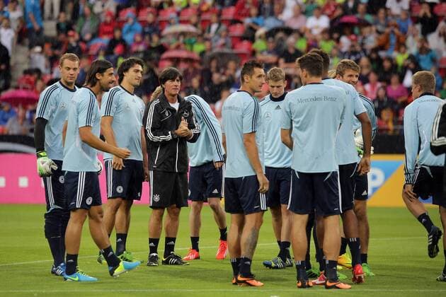 Bundestrainer Joachim Löw mit seiner Mannschaft - Öffentliches Training der Deutschen Nationalmannschaft, Coface Arena Mainz