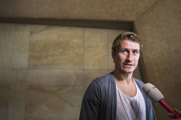Paul Verhaegh of Holland during the arrival of the Dutch National team on August 12, 2013 at Grand Hote Huis ter Duin at Noordwijk, The Netherlands. Arrival Dutch team in Noordwijk Friendly 2013 2014 xVIxLaurensxLindhoutxIVx 1720839