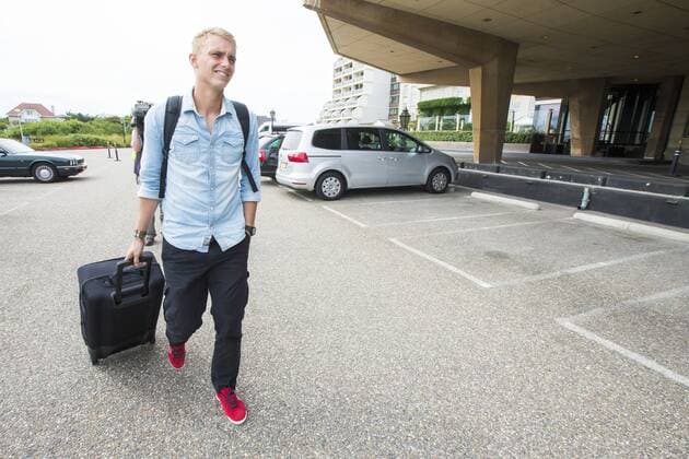 Goalkeeper Jasper Cillessen of Holland during the arrival of the Dutch National team on August 12, 2013 at Grand Hote Huis ter Duin at Noordwijk, The Netherlands. Arrival Dutch team in Noordwijk Friendly 2013 2014 xVIxLaurensxLindhoutxIVx 1720840