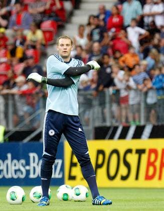 12.08.2013, xsvx, Fussball Deutsche Fussball Nationalmannschaft Training, v.l. Manuel Neuer (Deutsche Fussball Nationalmannschaft DFB)