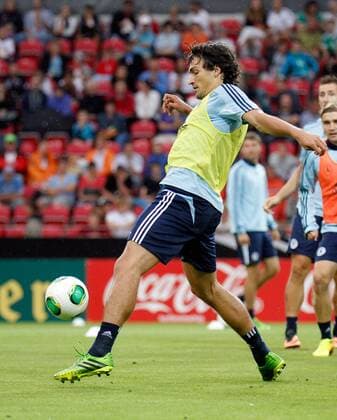 12.08.2013, xsvx, Fussball Deutsche Fussball Nationalmannschaft Training, v.l. Mats Hummels (Deutsche Fussball Nationalmannschaft DFB)