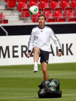 13.08.2013, xsvx, Fussball Deutsche Fussball Nationalmannschaft Training, v.l. Manager Oliver Bierhoff (Deutsche Fussball Nationalmannschaft DFB) Freisteller