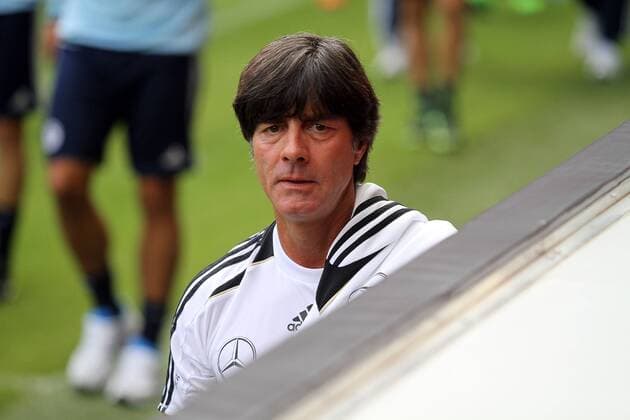 13.08.2013, xsvx, Fussball Deutsche Fussball Nationalmannschaft Training, v.l. Trainer Joachim JOGI Löw (Deutsche Fussball Nationalmannschaft DFB) Portrait