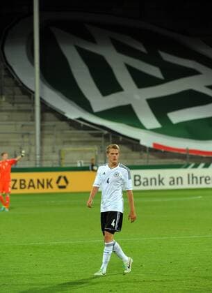 Freiburg, MAGE SOLAR Stadion, 13.08.2013 Fussball U 21 Länderspiel Deutschland - Matthias Ginter