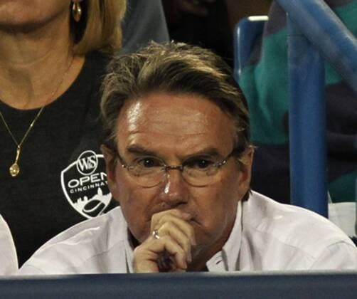 Aug. 13, 2013 - Cincinnati, Ohio, U.S - JIMMY CONNORS on Tuesday August 13, 2013 during play in the Western and Southern Open Cincinnati. .Tennis 2013 - Cincinnati Open - Day 4.. - ZUMAc19
