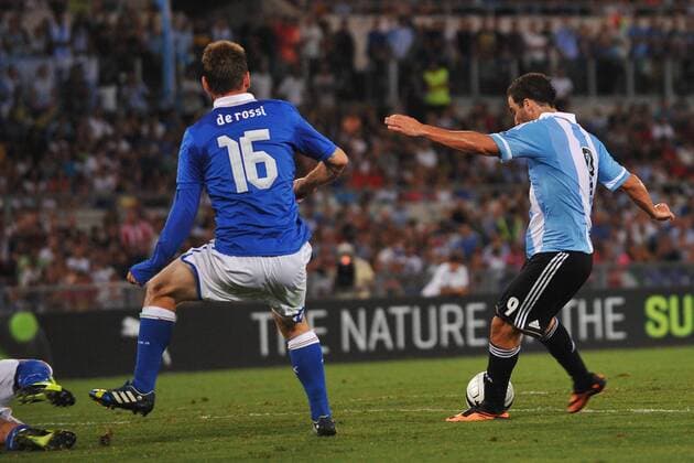 Gonzalo Higuain - Fussball - Freundschaftsspiel - Italien vs. Argentinien - in Rom, Italien - andreaxstaccioli