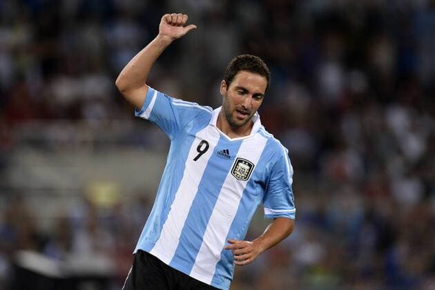 Gonzalo Higuain Argentina - Fussball - Freundschaftsspiel - Italien vs. Argentinien - in Rom, Italien - andreaxstaccioli